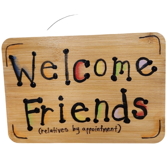 Hand Crafted Other - Hand Crafted WELCOME Sign Wall Decor RELATIVES BY APPOINTMENT